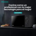 Hisense H20MOBP1G - Microondas con Grill 20 L, Potencia 700 W, Grill 800 W, Revestimiento Cerámico, - Imagen 4
