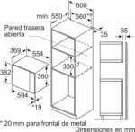 Balay, 3CG5175N2, Microondas Integrado, Grill, 54.9P x 55W x 38.2H, 25 l, 1450W, Aqualisis, - Imagen 3