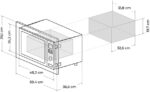 Cecotec GrandHeat 2500 Microondas empotrable digital de acero, 900W, Integrado, 25 - Imagen 3