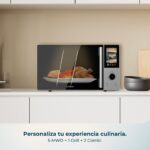 Cecotec Microondas Digital Touch con Grill 25L Convección 2500 Touch. 900W, Parrilla 1200W, - Imagen 4