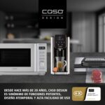 CASO MG 20 Menú Cerámico Microondas 2 en 1 con Grill | Sin tocadiscos ni rejilla de 2 niveles, - Imagen 4