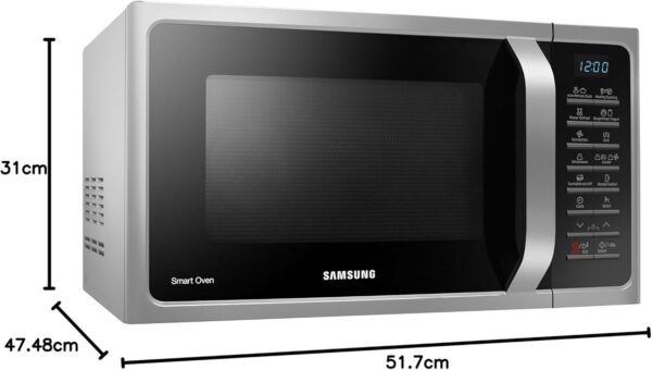 Samsung MC28H5015AS - Microondas (Encimera, Combinado, 28 L, 900 W, Botones) Negro – Image 3