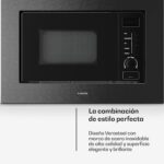 Klarstein Verosteel Microondas empotrable con grill - 20 L, 700 W, 8 programas, acero inoxidable - Imagen 3