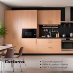 Corberó – Microondas Integrado | CMICM20GLNINTEG | 20L | Potencia 800W | Menú automático | Descongelar - Imagen 3