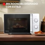 Toshiba MW2-MM20P(WH) Microondas Forno, 20 litros, 700 W, 5 niveles de potencia con práctico - Imagen 4