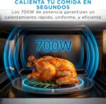 Microondas Midea 20 Litros y 700 W de Potencia | Microondas | Horno microondas de sobremesa blanco con - Imagen 3