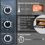 Horno Eléctrico OptimumX de Sobremesa 60L con Convección y Asador Giratorio – Image 3