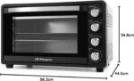 Orbegozo HCI 5045 - Horno Eléctrico de Sobremesa, Termostato Regulable, Temporizador, Luz Indicadora, - Imagen 3