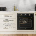 Klarstein Victoria Pyro Horno eléctrico empotrable 76L - 11 Funciones, Pirólisis, Clase A - Imagen 4