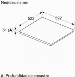 Bosch PIX631HC1E Serie 6 Placa de Inducción, 60 cm, Negro - Imagen 2