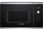 Bosch - Microondas Integrable, Grill, Serie 6, Acero Inoxidable, BEL554MS0
