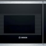 Bosch - Microondas Integrado, 800 W, 20 litros, Serie 4, Grill, Negro/Inox, BEL523MS0