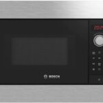 Bosch - Microondas integrable, 60 cm, 8 programas automáticos, Pantalla LED, Acero, BEL623MS3