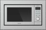 Cecotec GrandHeat 2500 Microondas empotrable digital de acero, 900W, Integrado, 25