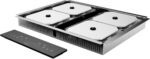 Cecotec Placa Inducción Invisible - Oculta Bajo Encimera 60 cm Bolero Squad I 4300 Invisible FullFlex 7200W, Encimera 12-15 mm y Soporte 400º, 9 Velocidades, Temporizador, Bloqueo de Seguridad