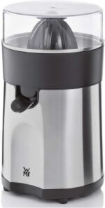 Exprimidor WMF Stelio, 85 W, 2 Conos Intercambiables y Colador Cromargan Extraíble y