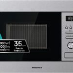 Hisense BIM320G41X - Microondas Integrado, 1000W, 20L, Alto 38,8 cm x Ancho 59,5 cm,