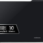 Hisense H23MOBS5HG4 - Microondas Digital con Grill 23 Litros, 1000W, Revestimiento Cerámico,