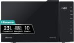 Hisense H23MOBS5HG4 - Microondas Digital con Grill 23 Litros, 1000W, Revestimiento Cerámico,