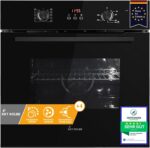 Horno KKT KOLBE BO8005FB empotrado 60 cm, Diseño completamente negro, independiente, 70L, 3kW