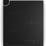 Klarstein Velaire Placa de inducción 45 cm - 3 zonas, 5500 W, control táctil deslizante, temporizador, seguro para niños, indicador de calor residual, Cocina de inducción