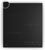Klarstein Velaire Placa de inducción 45 cm - 3 zonas, 5500 W, control táctil deslizante, temporizador, seguro para niños, indicador de calor residual, Cocina de inducción