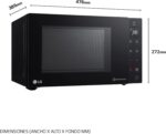 LG MH6535GIS - Microondas con Grill NeoChef, Capacidad 25 L, 1000 W, Smart Inverter, LED - Imagen 2