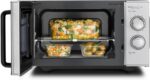 Microondas 2 en 1 Cerámico CASO MG 25 Ecosytle sin Plato Giratorio con Grill 1000W - 25L