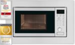 Microondas Exquisit Interlocking, 20L, 800W, Grill 1000W, Acabado en Acero Inoxidable, Digital