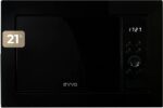 Microondas Integrado EVVO Mi30 Negro - 21 litros, Función Grill, Digital