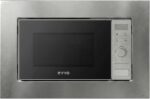 Microondas Integrado EVVO Mi30 de Acero Inoxidable - 21 litros, Función Grill, Microondas