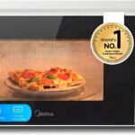 Microondas Midea 20 Litros y 700 W de Potencia | Microondas | Horno microondas de sobremesa blanco con