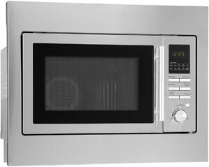 Microondas empotrable Bomann 3 en 1 con grill y convección, espacio de cocción 25 L, 10
