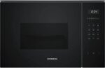 Siemens - Microondas Integrable iQ500, 59 x 38 cm, HumidClean, TouchControl, Grill, Negro,