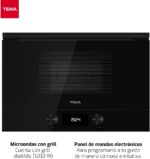 TEKA Microondas Integrable con Grill, Capacidad 22 L, 5 Niveles de Potencia, 850 W, Base Cerámica, - Imagen 2