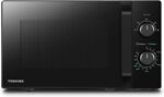 Toshiba MW2-MM20P(BK) Microondas independiente 20L 700W 5 niveles de potencia con LED de descongelación fácil
