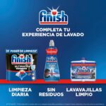 Pastillas para lavavajillas Finish Powerball Ultimate Infinity Shine con quitagrasa y vaso - Imagen 4