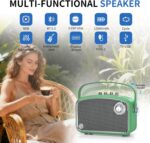 Altavoz Bluetooth 120W pico potente Hi-Fi inalámbrico retro con graves profundos, chip DSP doble – Image 3
