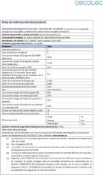 Cecotec Lavavajillas Compacto Bolero Aguazero 1150 Oscuro, 3 Cubiertos, Bajo Consumo - Imagen 4