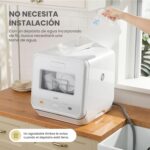 Lavavajillas de Encimera COMFEE , Mini Lavavajillas de Sobremesa con 6 Programas, Lavado a Vapor - Imagen 3