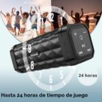 BUGANI Altavoz Bluetooth Portátil 5.4, Potente Altavoz Bluetooth 30W, Altavoces Pequeños - Imagen 3