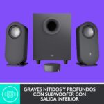 Altavoces Bluetooth Logitech Z407 para ordenador, subwoofer, 20 W de graves, control inalámbrico. – Image 3
