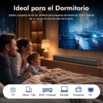 Barra de sonido JYX para PC y TV de 2.0 canales con subwoofer incorporado – Image 4