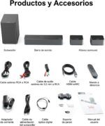 Barra de sonido ULTIMEA 5.1 con Dolby Atmos, sistema de sonido envolvente 3D, barra de sonido para TV - Imagen 4