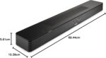 Barra de sonido inteligente Bose Dolby Atmos, altavoz con barra de sonido Bluetooth con control por voz - Imagen 4