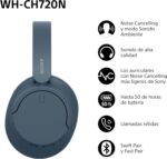 Sony WH-CH720N Bluetooth inalámbrico con cancelación de ruido: hasta 35 horas de duración de la batería – Image 3