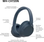 Sony WH-CH720N Bluetooth inalámbrico con cancelación de ruido: hasta 35 horas de duración de la batería – Image 6