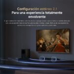 Barra de sonido para TV XIAOMI Soundbar Pro 2.1ch-300W con graves potentes e inalámbrico externo - Imagen 3