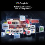Televisor CHiQ L43QST de 43 pulgadas QLED Pro Smart Google TV - Diseño sin marco con estructura metálica - Imagen 5