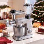 Robot de Cocina Eléctrico Multifuncional VEVOR, 1300 W, con Bol de Acero Inoxidable de 4,3 L y - Imagen 3